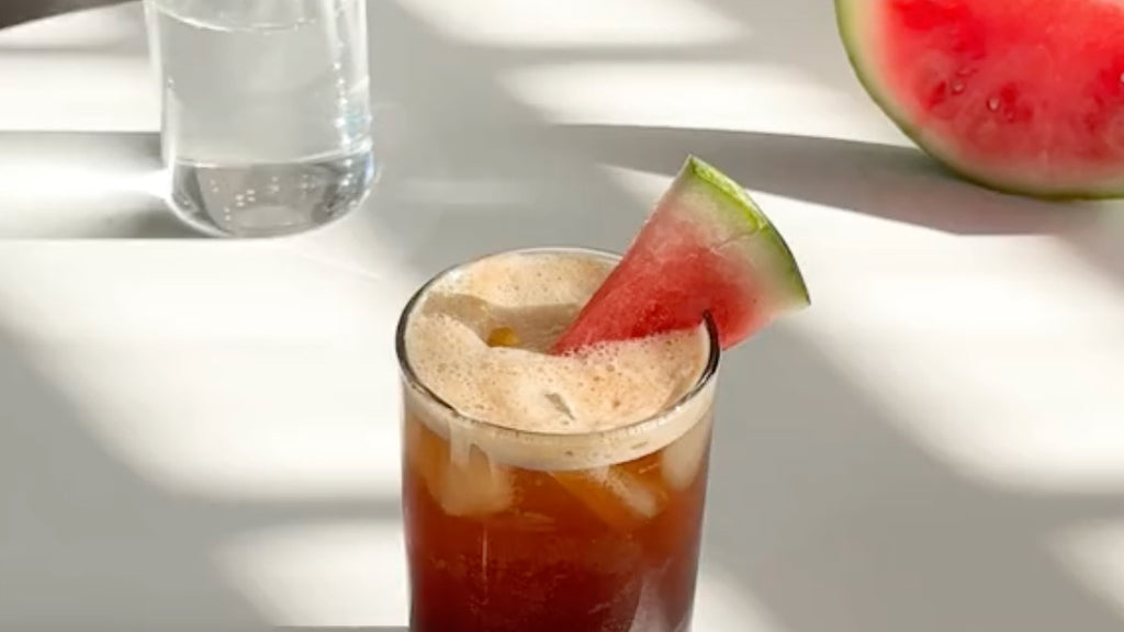 Sommerlicher Wassermelonen-Kaffee-Kick
